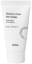 Духи, Парфюмерия, косметика Крем-гель для проблемной кожи - Ottie Blemish Clean Gel Cream (мини)