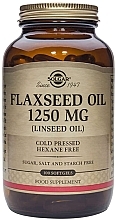 Дієтична добавка "Лляна олія", 1250 мг - Solgar Flaxseed Oil — фото N3