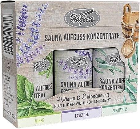 Набір - Original Hagners Sauna Infusion Concentrates (concentrate/3x50ml) — фото N1