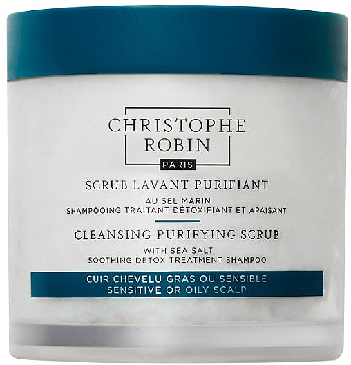 Скраб для кожи головы и волос с морской солью - Christophe Robin Cleansing Purifying Scrub With Sea Salt — фото N2
