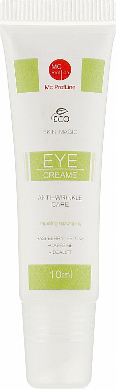 Крем вокруг глаз с пептидами, кофеином и кетоном малины - Miss Claire MC Profline Eye Creame Anti-Whinkle Care — фото N1