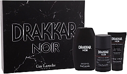 Парфумерія, косметика Guy Laroche Drakkar Noir - Набір (edt/100ml + s/g/50ml + deo/75ml)