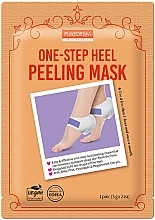 Маска-пілінг для п'ят - Purederm One-step Heel Peeling Mask — фото N1