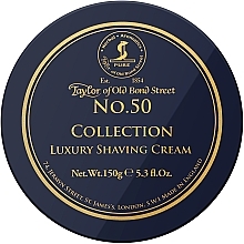 Парфумерія, косметика Крем для гоління - Taylor of Old Bond Street No.50 Collection Shaving Cream