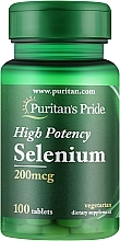 Духи, Парфюмерия, косметика Диетическая добавка "Селен", 200 mcg - Puritan's Pride Hight Potency Selenium