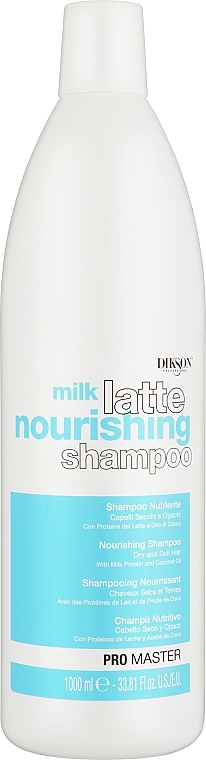Шампунь для сухого та пошкодженого волосся - Dikson Milk Latte Nourishing Shampoo — фото N1