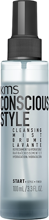 Очищувальний спрей для волосся - KMS California Conscious Style Cleansing Mist — фото N1