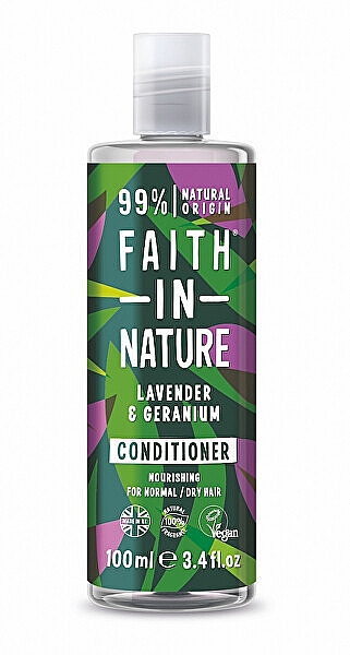 Кондиціонер для нормального та сухого волосся - Faith in Nature Lavender & Geranium Conditioner — фото N3