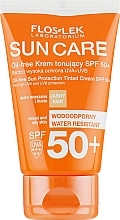 УЦІНКА Тонувальний сонцезахисний крем без олії - Floslek Oil-free Sun Protection Tinted Cream SPF 50+ * — фото N2