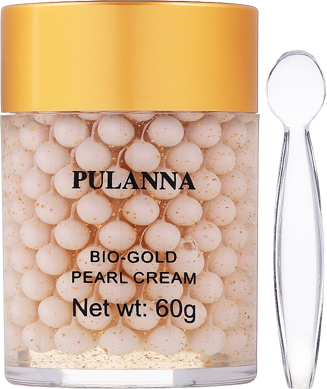 Перлинний крем для обличчя з біозолотом - Pulanna Bio-Gold Pearl Cream — фото N1