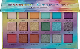 Духи, Парфюмерия, косметика Палетка теней для век, 18 цветов - Hudamoji Sugar Crystals Eyeshadow Palette