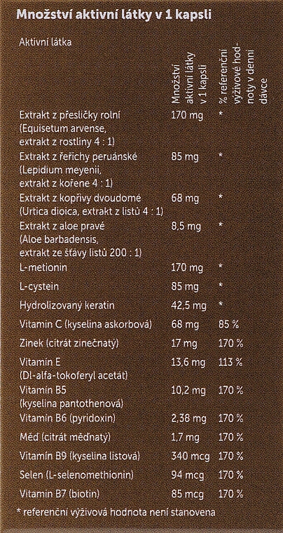 Вітаміни для підтримання росту й густоти волосся - Brazil Keratin Hair Vitamins — фото N3