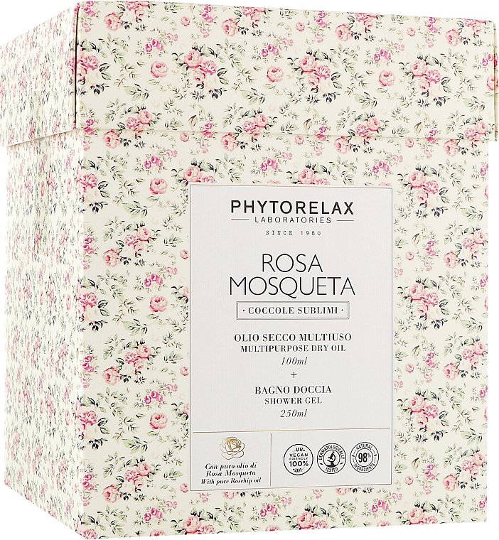 Набір - Phytorelax Laboratories Rosa Mosqueta (oil/100ml + s/g/250ml)