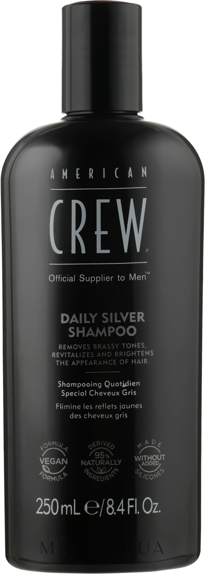 Шампунь для седых волос - American Crew Daily Silver Shampoo — фото 250ml