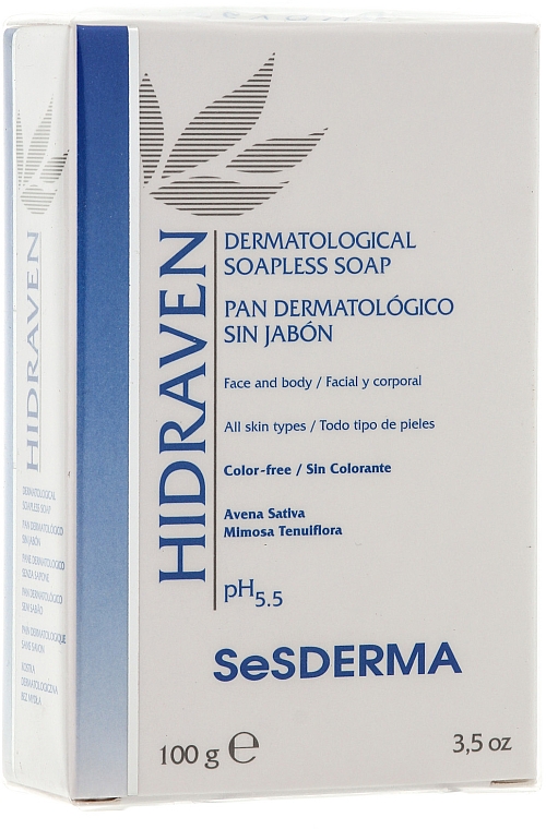 Дерматологічне мило - SesDerma Laboratories Hidraven Dermatological Bar