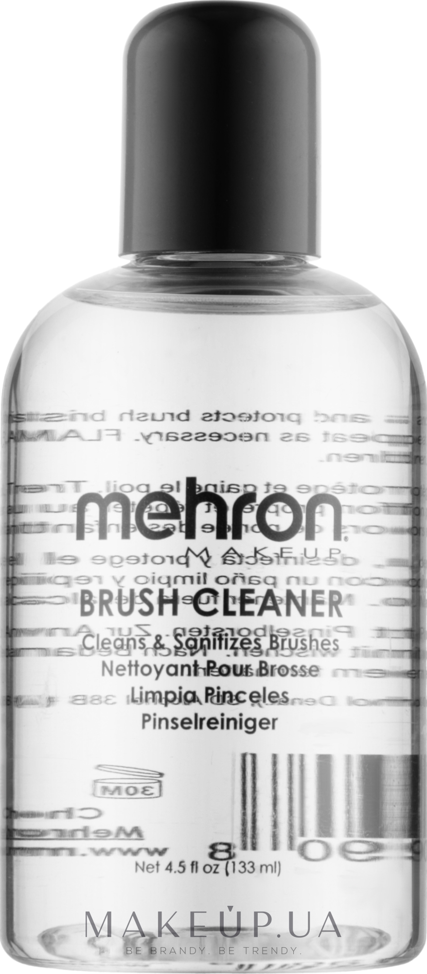 Очищувач для пензлів - Mehron Brush Cleaner — фото 133ml