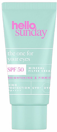 Мінеральний крем для шкіри навколо очей - Hello Sunday The One For Your Eyes Mineral Eye Cream SPF 50