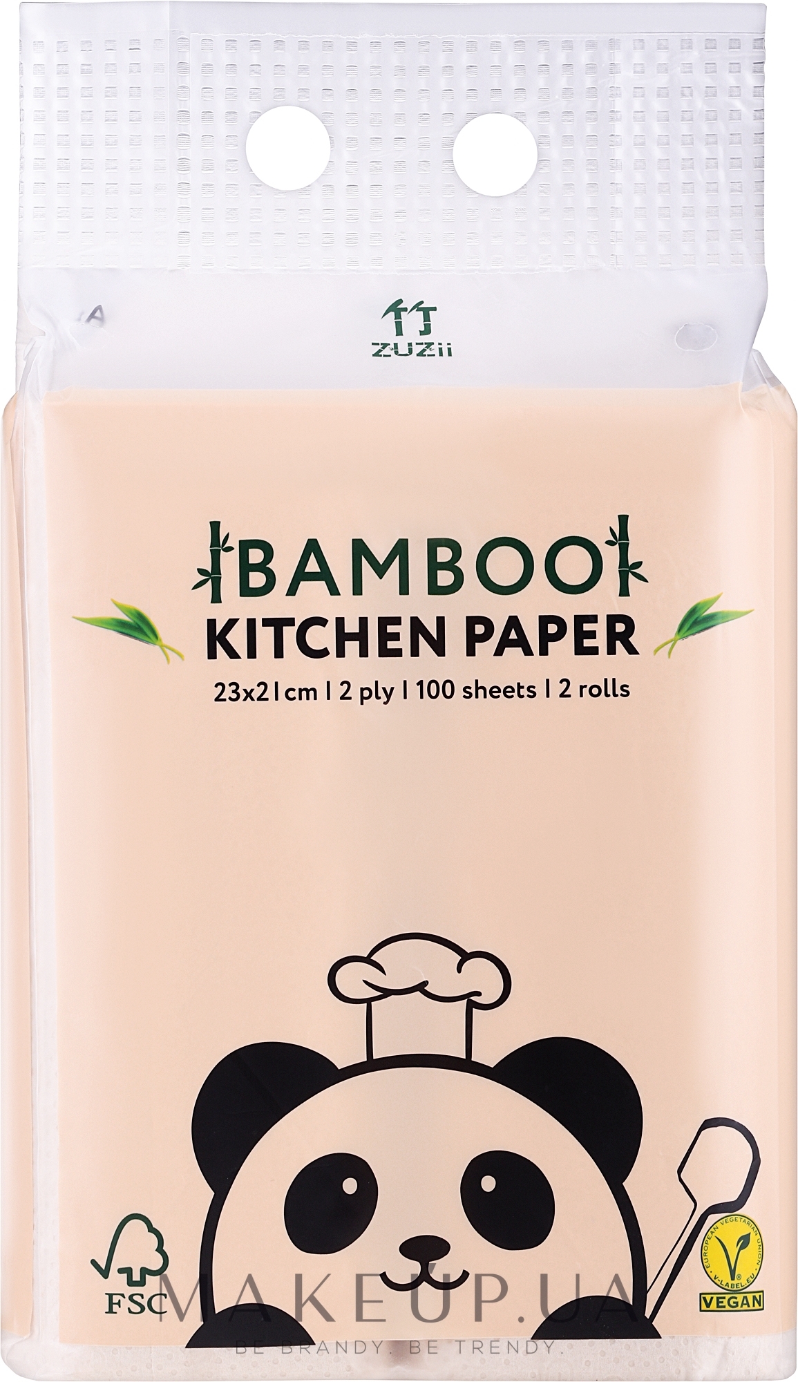 Бамбуковые полотенца - Zuzii Bamboo Kitchen Paper — фото 2шт