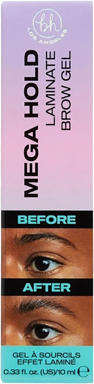 Гель для брів з ефектом ламінування - BH Cosmetics Los Angeles Mega Hold Laminate Fix Brow Glue — фото N3