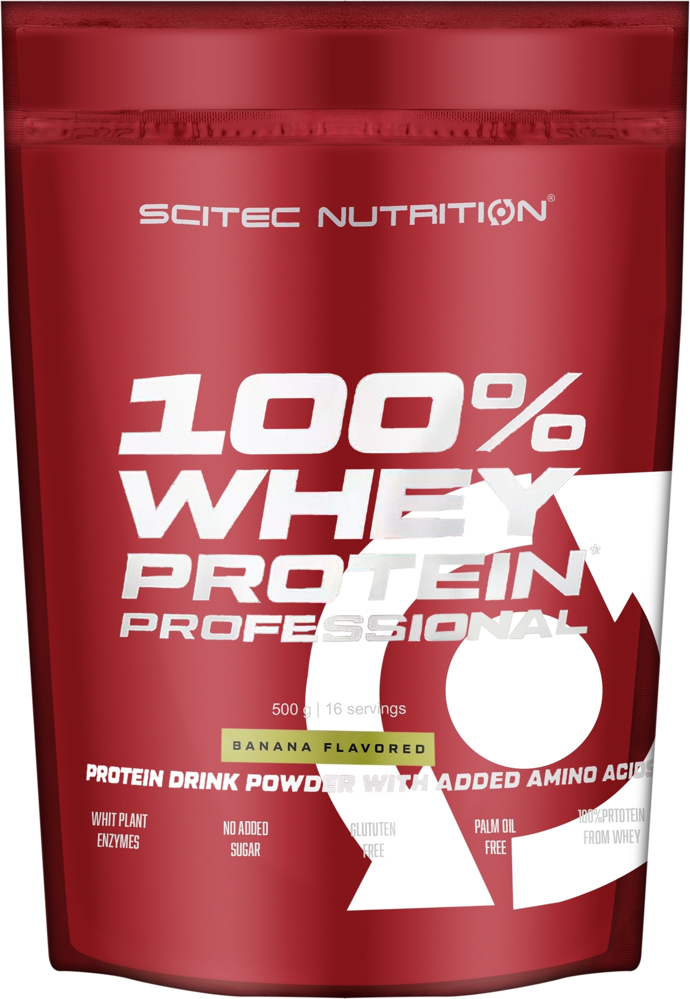  Протеїн - Scitec Nutrition 100% Whey Protein Professional Banana — фото 500g