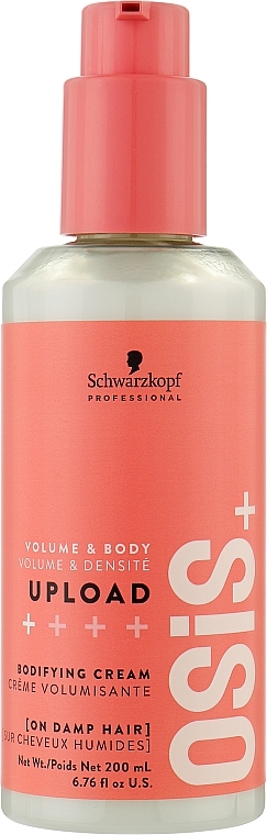 Зміцнювальний крем для волосся - Schwarzkopf Professional Osis+ Upload Bodifying Hair Cream