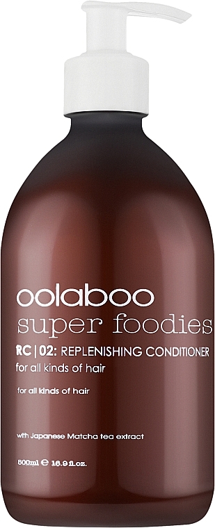 Восстанавливающий кондиционер для всех типов волос - Oolaboo Super Foodies Replenishing Conditioner — фото N1