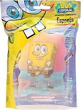 Мочалка банная детская "Спанч Боб" 3 - Suavipiel Sponge Bob Bath Sponge — фото N1
