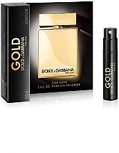 Духи, Парфюмерия, косметика Dolce & Gabbana The One Gold Eau Intense for Men - Парфюмированная вода (пробник)