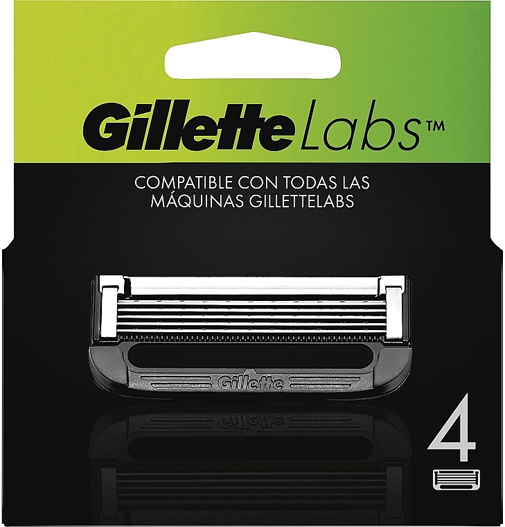 Змінні касети для гоління, 4 шт. - Gillette Labs — фото N1
