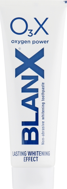 Отбеливающая зубная паста - BlanX O3X Oxygen Power Pro Shine Whitening Toothpaste — фото N2