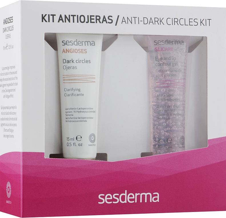 Набор - SesDerma Laboratories Kit Antiojeras (eye/gel/15ml/x2) — фото N1