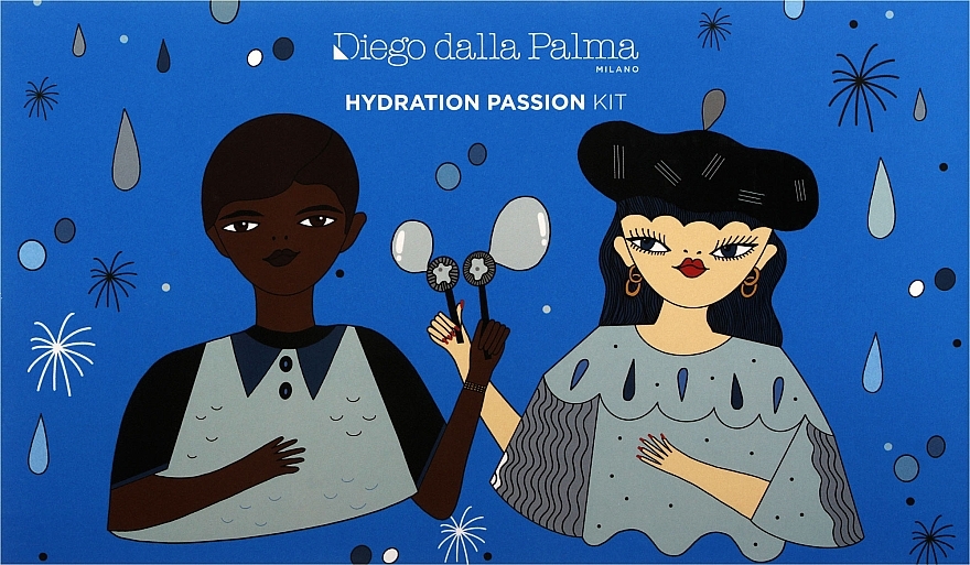 Набір - Diego Dalla Palma Kit Hydration Passion (cr/gel/50ml + f/cream/25ml + remov/50ml) — фото N1