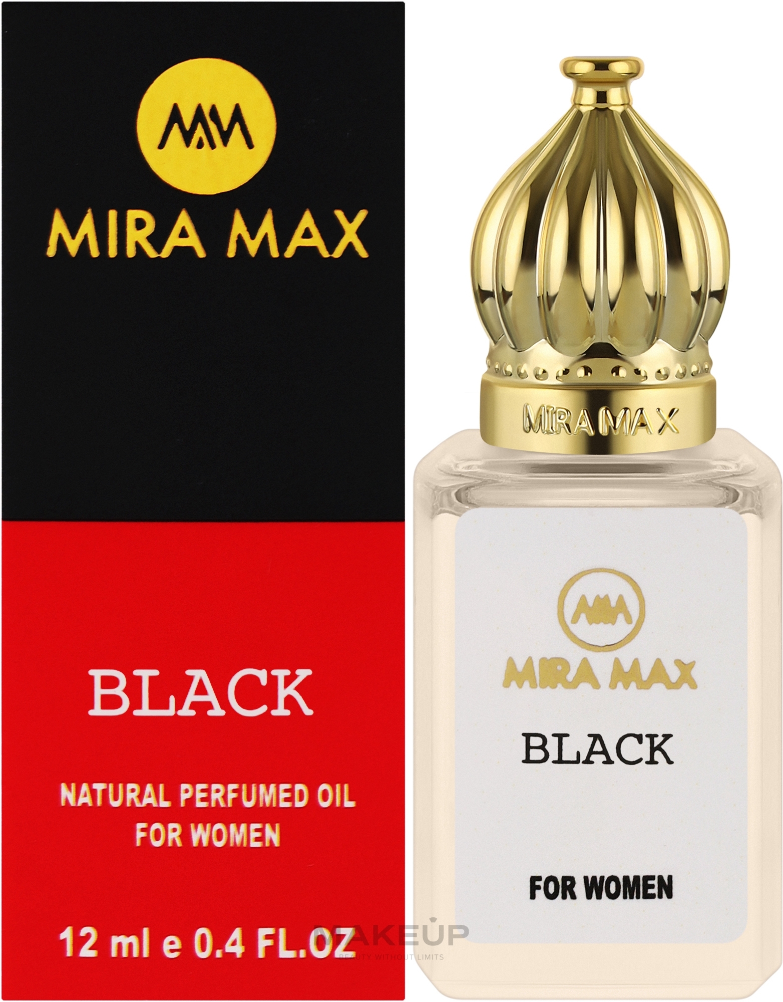 Mira Max Black - Парфюмированное масло для женщин — фото 12ml