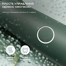 Електрична зубна щітка Oclean Air 2T Green, футляр, настінне кріплення - Oclean Air 2T Electric Toothbrush Green — фото N19