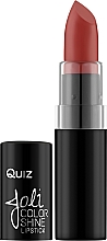 Стійка помада для губ  - Quiz Cosmetics Joli Color Shine Long Lasting Lipstick — фото N1
