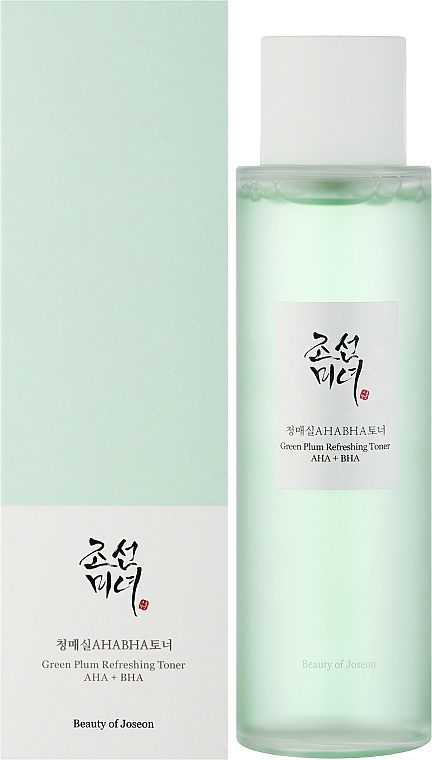 УЦЕНКА Тонер для лица с кислотами - Beauty of Joseon Green Plum Refreshing Toner AHA + BHA * — фото N2