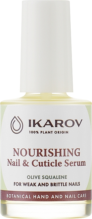 Зміцнювальна сироватка для нігтів - Ikarov Nourishing Nail & Cuticle Serum — фото N1
