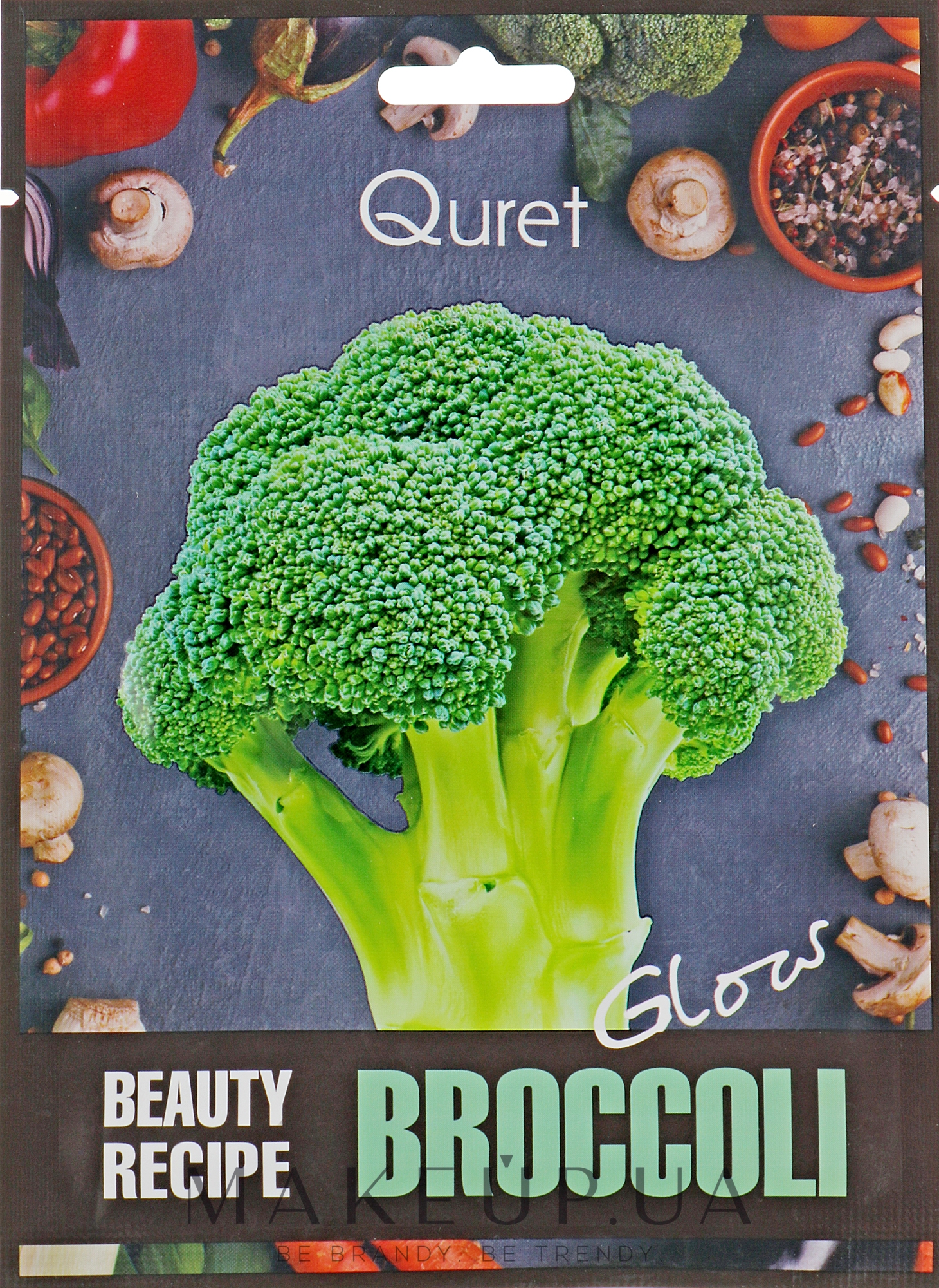 Маска для сяйва шкіри - Quret Beauty Recipe Mask Broccoli Glow — фото 25g