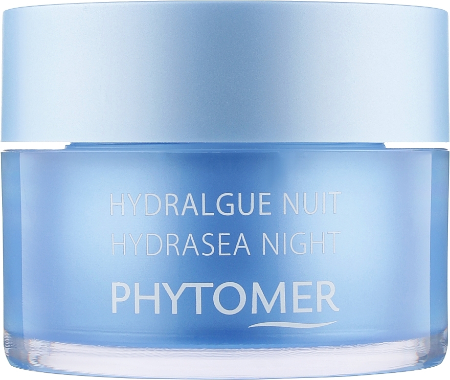 Зволожуючий нічний крем для обличчя - Phytomer Hydrasea Night Plumping Rich cream — фото N1