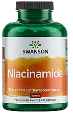 Вітамінна добавка "Ніацинамід" - Swanson Niacinamide 500 mg — фото N1