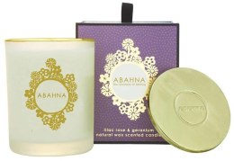 Парфумерія, косметика Ароматична свічка - Abahna Lilac Rose & Geranium Candle