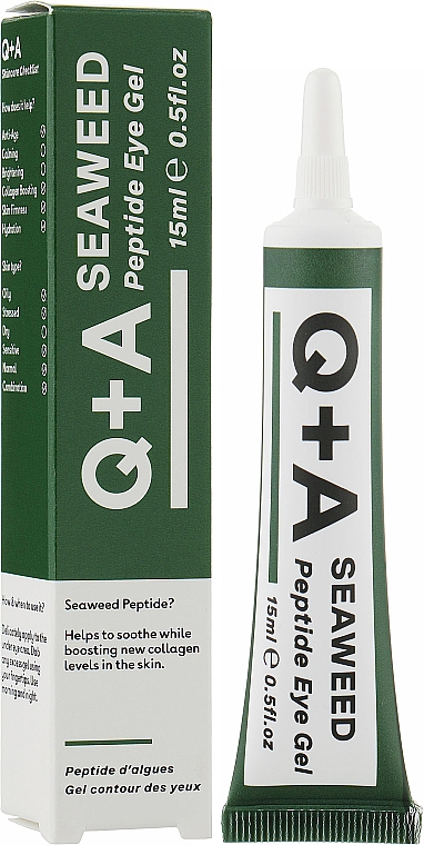 Гель для повік - Q+A Seaweed Peptide Eye Gel — фото N2