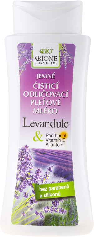 Молочко для обличчя очищувальне "Лаванда" - Bione Cosmetics Lavender Cleansing Facial Milk — фото N1