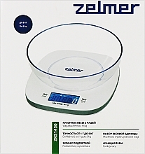 Весы кухонные с чашей ZKS1450 - Zelmer — фото N2