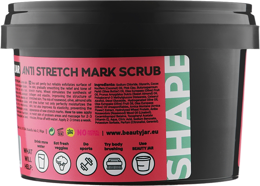 Скраб проти розтяжок - Beauty Jar Shape Anti-Stretch Mark Scrub — фото N2