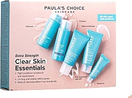 Духи, Парфюмерия, косметика Набор, 5 продуктов - Paula's Choice Extra Strength Clear Skin Essentials Set