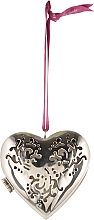 Ароматизатор у формі великого серця "Шовкова пір'їнка" - Collines de Provence Heart Pomander Silk Fea — фото N1
