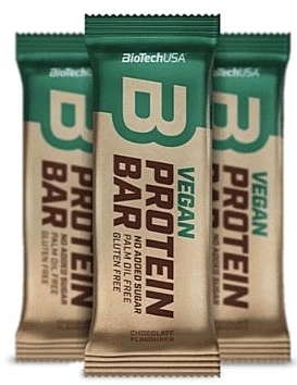 Протеиновый батончик веганский "Шоколад" - BioTechUSA Vegan Protein Bar Chocolate — фото N2