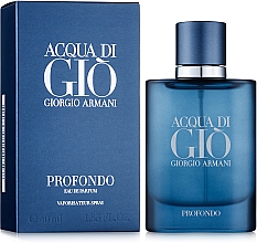 Giorgio Armani Acqua di Gio Profondo - Парфюмированная вода — фото N2