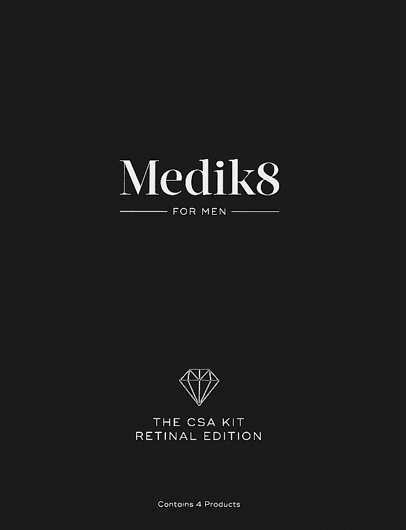 Набор, 4 продукта - Medik8 The CSA Retinal Advanced Edition For Men — фото N1